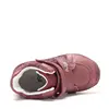 Ghete Ponte20 fete, piele naturala, supinatie 5 mm, sustinere calcai, culoare roz cu print_DA06-6-2507C-22_Pebebe