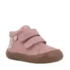 Ghete Primigi fete, primii pasi, Barefoot, piele naturala, talpa flexibila, varf protector, roz cu iepuras_2411300-24_Pebebe