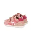 Pantofi Biomecanics fete, piele naturala si material textil, Biogateo Casual, roz_261130-D193-20_Pebebe