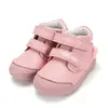 Pantofi D.D.Step fete, piele naturală, primii pași, roz deschis, talpă flexibilă, model cu pisica_S066-62946B-21_Pebebe