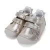 Pantofi D.D. Step fete, primii pasi, piele naturala, talpa flexibila, auriu cu zebra_S015-62120C-19_Pebebe