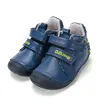 Pantofi D.D. Step baieti, primii pasi, piele naturala, talpa flexibila, bleumarin cu broscuta_S015-62120-19_Pebebe