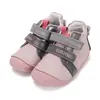Pantofi D.D. Step fete, primii pasi, piele naturala, talpa flexibila, roz cu urs Koala_S015-62120D-20_Pebebe