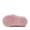Pantofi D.D. Step fete, primii pasi, piele naturala, talpa flexibila, roz cu urs Koala_S015-62120D-20_Pebebe