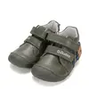 Pantofi D.D. Step baieti, primii pasi, piele naturala, talpa flexibila, olive, model cu castor_ S015-62748B-24_Pebebe