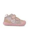 Pantofi fete Biomecanics Barefoot, varf protector, piele naturala, roz sidef cu inimioare_261142-B892-22_Pebebe