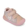Pantofi fete Biomecanics Barefoot, varf protector, piele naturala, roz sidef cu inimioare_261142-B892-22_Pebebe