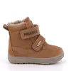 Ghete Primigi baieti, imblanite, Gore-Tex, piele naturala, doua scaiuri, maro_2352900-19_Pebebe