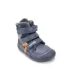 Ghete barefooot D.D Step baieti, piele naturala, reflectorizante, talpa felxibilă, bleumarin_W063-62643AM-25_Pebebe