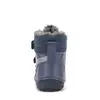 Ghete barefooot D.D Step baieti, piele naturala, reflectorizante, talpa felxibilă, bleumarin_W063-62643AM-25_Pebebe