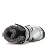 Ghete barefooot D.D Step fete, piele naturala, talpa felxibilă, argintiu cu roz_W063-62643DM-25_Pebebe