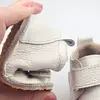 Ghete barefoot pentru copii, primii pasi, piele naturala, captuseala din blana, talpa flexibila, crem, Smiley_RO-600-7-17_Pebebe