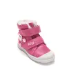 Ghete cu supinatie, fete, piele naturala, talpa ferma, captuseala blana ecologica, fuchsia, Ponte20_DA07-6-2437-22_Pebebe