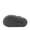 Ghete D.D Step baieti, Barefoot, piele naturala, captuseala din blana, maro inchis, emblema cu norisor_W070-62495A-20_Pebebe