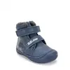 Ghete D.D Step baieti, piele naturala, fluorescente, imblanite, albastru inchis_W082-62555A-20_Pebebe