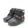 Ghete D.D Step baieti, piele naturala, talpa flexibila, imblanite, verde uscat, model cu excavator_W015-62928A-19_Pebebe
