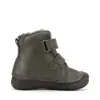 Ghete D.D Step baieti, piele naturala, talpa si design fluorescente, imblanite, olive_W082-62555-20_Pebebe