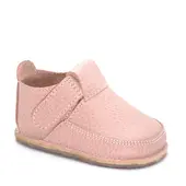 Pantofi din piele moale si talpa flexibila, roz prafuit- RO-11-roz-prafuit-19-Luy-