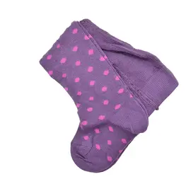 Dresuri din bumbac si elastan, buline roz, mov, Ciserom- 649-16-23-26-CISEROM-