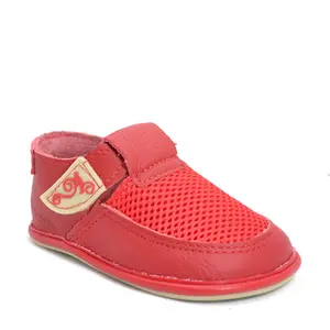 Pantofi Barefoot copii Bebe, rosu, Magical Shoes- BE02R-24-Magical Shoes-