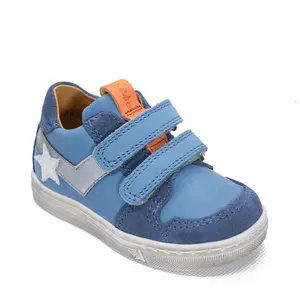 Sneakers din piele naturala, Froddo, albastru- G2130230-2-24-Froddo-