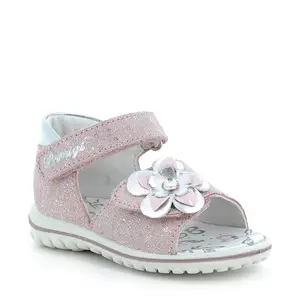 Sandale fete, cu scai primii pasi, roz/argintiu, Primigi- 7375600-21-Primigi-
