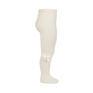 Dresuri copii bumbac cu funda, linen, Condor_2.482/1-8-304_Pebebe