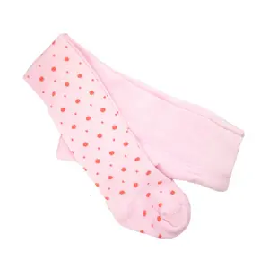 Dresuri copiiuri din bumbac si elastan, picatele, roz, Ciserom_649-9-11-14_Pebebe