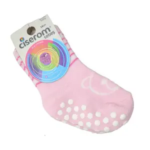 Sosete bebe antiderapante, ursulet, roz_336-1-3-6_Pebebe