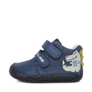 Pantofi baieti, barefoot, bleumarin, dinozaur, D.D.Step- S070-316-21-D.D. Step-