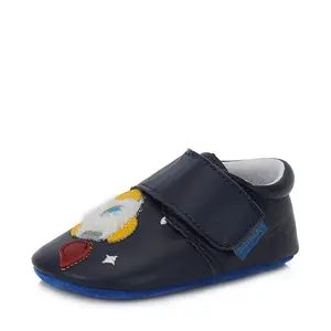 Pantofi primii pasi, interior,  piele naturala, bleumarin, racheta, D.D.Step- K1596-355-22/23-D.D. Step-