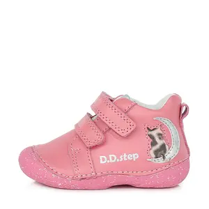 Pantofi primii pasi fete, roz, pisica, D.D.Step- S015-353A-24-D.D. Step-
