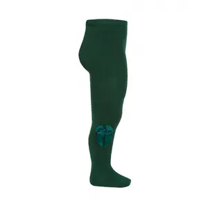 Dresuri copii bumbac cu funda, verde, Condor_2.482/1-0-780_Pebebe