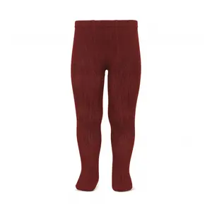 Dresuri copii din bumbac, model cu dungi, burgundy, Condor_2.016/1-0-572_Pebebe