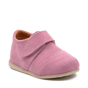 Pantofi copii, piele naturala, Oxford, talpa flexibila, roz, Baby Lux- RO-400-2-25-Luy-