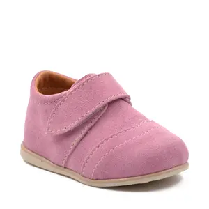 Pantofi copii, piele naturala, Oxford, talpa flexibila, roz, Baby Lux- RO-400-2-25-Luy