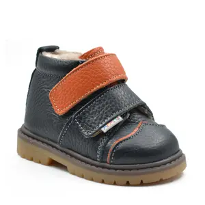 Ghete primii pasi, piele naturala, talpa flexibila, negru_Ari-208-1-19_Pebebe