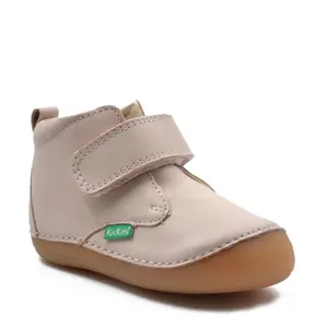 Ghete Sabio, piele naturala, talpa flexibila, roz deschis, Kickers- 584348-10-131-24-Kickers-