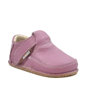 Pantofi barefoot, primii pasi, piele naturala, talpa flexibila, mov, Raffaela- Ari-020-5-17-Ariana Baby Shoes-