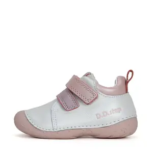 Pantofi din piele naturala, D.D.Step, alb- S015-41509C-23-D.D. Step-