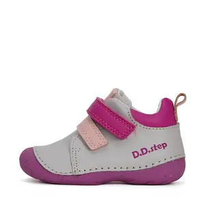 Pantofi din piele naturala, D.D.Step, gri- S015-41509D-24-D.D. Step