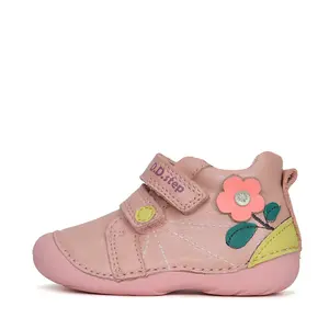 Pantofi din piele naturala, D.D.Step, roz, floare- S015-41540A-23-D.D. Step-