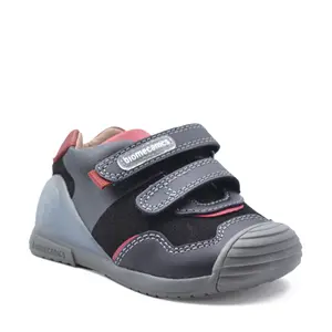 Pantofi baieti, piele naturala, Biogateo Urban Casual, negru, Biomecanics- 241121-A054-24-Biomecanics
