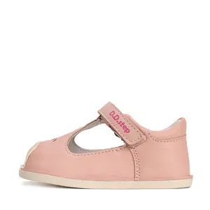 Pantofi barefoot copii, piele naturala, talpa din cauciuc, roz, D.D.Step- H085-41850C-26-D.D. Step-