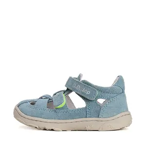 Sandale Copii, barefoot, piele naturala, albastru, D.D.Step- G077-41565A-25-D.D. Step-