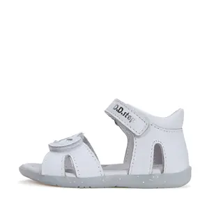 Sandale fete, piele naturala, alb cu inimioara, D.D.Step- G075-41103M-30-D.D. Step