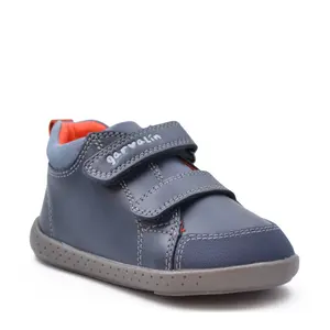 Pantofi copii, piele naturala, Soft & Fun, albastru, Garvalin_241301-A183-20_Pebebe