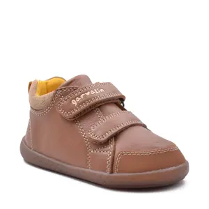 Pantofi copii, piele naturala, Soft & Fun, maro, Garvalin_241301-B087-19_Pebebe