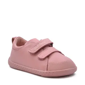 Pantofi copii, piele naturala, Soft & Fun, roz, Garvalin_241300-B159-20_Pebebe