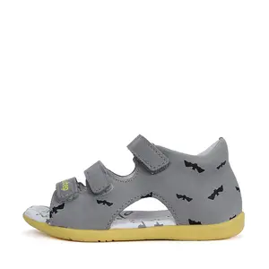 Sandale baieti, piele naturala, liliac, gri, D.D.Step_G075-41906B-19_Pebebe